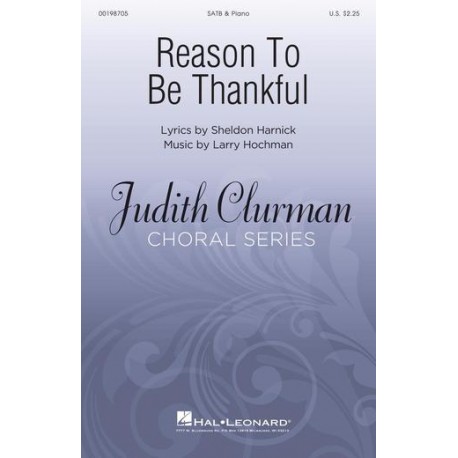 Reason to Be Thankful (SATB)